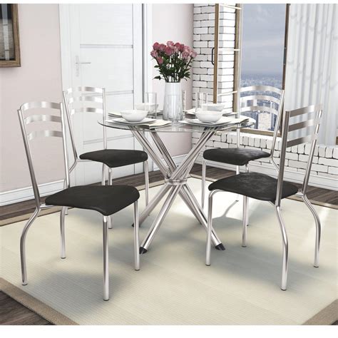 mesa de cozinha com 4 cadeiras-4